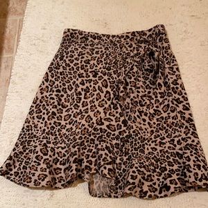 Cheetah Print Mini Skirt Size Small